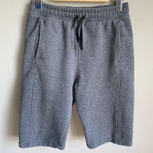 Puma‎ Youth Athletic Gray Running Shorts Long Size Large